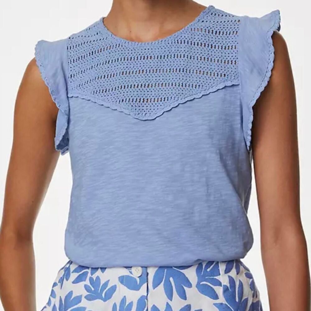 Marks-spencer Women's Blue and Purple Blouse